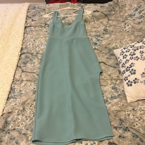 Abercrombie turquoise midi dress - Picture 2 of 2